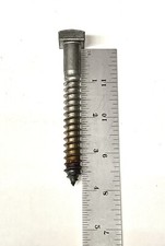 (100) 1/2 x 4 Square Head Lag Bolt Screw Antique (3/4