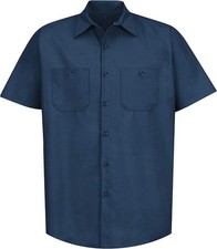 Red Kap SP24 Men's Short Sleeve Industrial Work Shirt picture