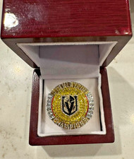 VEGAS GOLDEN KNIGHTS 2023 STANLEY CUP CHAMPION PENDANT RING REPLICA MARK STONE picture