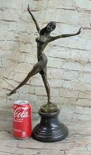 ART DECO, CHIPARUS EGYPTIAN DANCER BRONZE SIGNED STATUE FIGURE HOT CAST ART picture