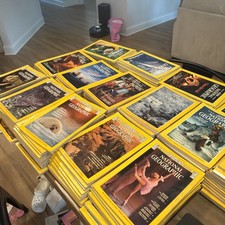 Vintage Lot of 10 National Geographic Magazines  70s 80s 90s 00 Random Pick picture