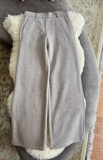 OGL Stretchy Mid Rise Straight Leg Pull-on Pants Heather Taupe Size Medium NWT picture