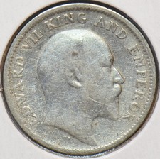 British India 1910 C 1/4 Rupee 192980 combine shipping picture