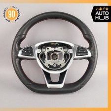 15-20 Mercedes W117 CLA250 AMG SL550 C300 Steering Wheel Flat Bottom OEM 58k picture