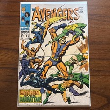 Avengers #55 Marvel 1968 1st Full App. Ultron Visionquest Major Villain Key picture