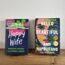 Happy Wife First Edition + Hello Beautiful Hardcover | 2 Book Lot Jenna Oprah picture