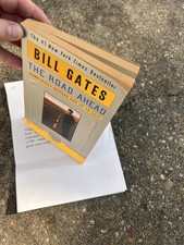 Bill Gates SIGNED Road Ahead Revised Ed Paperback w/Assoc. Provenance  Doc. 1996 picture