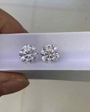 10 Pcs Lab-Grown CVD Diamond 6.50 mm Round D, FL Certified Loose Diamond picture