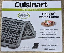 Cuisinart GR-WAFP Griddler Waffle Plates Set fits GR-4N GR-5B GR-6 GRID-8N NEW picture