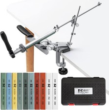 RUIXIN PRO RX-009 Professional Knife Sharpener with 10 Whetstones, 360° Rotatio  picture