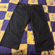Coogi Australia Jeans Mens 46x25 Denim Baggy Embroidery Deadstock Hip Hop NEW picture