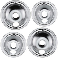WB31T10010 WB31T10011 Chrome Range Drip Pans by Blutoget- Electric Silver picture