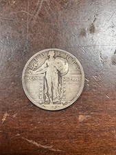 1923 S STANDING LIBERTY QUARTER SCARCE KEY DATE FINE picture