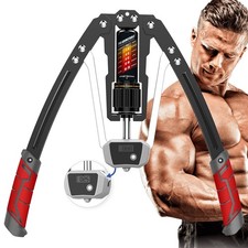EAST MOUNT Twister Arm Exerciser 22-440lbs Hydraulic Power Home Gym, Red/Black picture