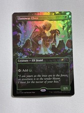 Magic the Gathering MTG Secret Lair Their Magic is Limitless LLANOWAR ELVES Foil picture