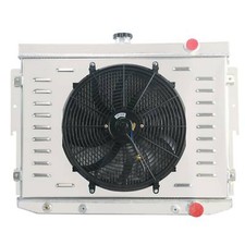 For 1973-1978 Dodge Mopar Plymouth Chrysler 7.2L 3-Row Radiator with Shroud Fan picture