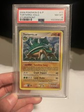 2008 Pokemon Stormfront Torterra Holo #11/100 PSA 8 NM-MT picture