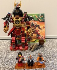 LEGO 9448 Samurai Mech 100% Complete w 3 Minifigures 2 Manuals 2012 Rare Retired picture