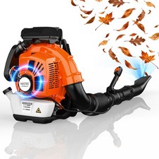 Leaf Blower 75.6CC 2-Stroke Backpack Gas Powered Leaf Blower  236MPH Wind Speed picture