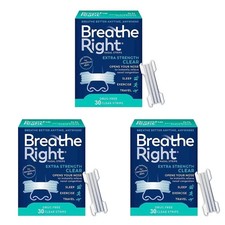 Breathe Right Extra Strength Nasal Strips 90 Count Clear for Snoring & Allergies picture