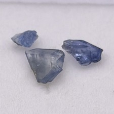Lot of 3 Rare Rough Benitoite picture
