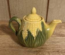 Vintage Corn King by SHAWNEE #65 Mini Teapot & Lid 1950’s 4.5” Excellent Rare picture