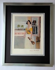 HENRI MATISSE 1948 AWESOME SIGNED PRINT +  FRAMED picture