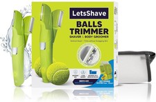 LetsShave Manscape Body Hair Portable Trimmer for Men, Pubic Wet/Dry Body Shaver picture