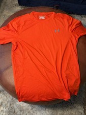 Under Armour Men's Heatgear Orange Shirt picture
