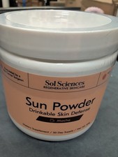 Sol Sciences Sun Powder Drinkable Skin Defense Mocha Flavor Dietary Supplement picture