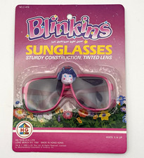 Vintage 1985 Blinkins Sunglasses HG Toys No 2-478 New on Card Pink 80s LJN Retro picture