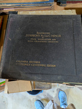 78 Rpm Columbia Records Beethoven Symphony No. 5 Op. 67 Weingartner RPO picture