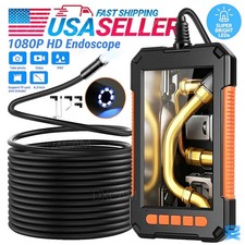 LCD Endoscope 1080P HD Industrial Borescope 4.3inch 8mm Inspection Snake Camera picture