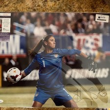 Hope Solo Team USA Womens Soccer Signed & Framed 16x20 JSA COA/Holo picture