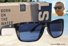 COSTA DEL MAR tiger shark/gray MAINSAIL polarized 580P sunglasses NEW IN BOX picture