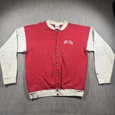 Vintage Ohio State Buckeyes Jacket Mens Large Varsity Bomber Discus Athletic picture