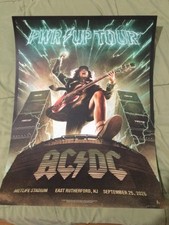 AC/DC METLIFE STADIUM NJ,NY 09-25-26 POSTER LIMITED EDITION PWR UP TOUR picture