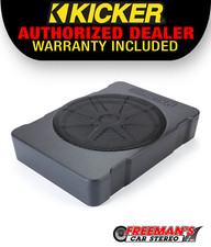 Kicker 51HS10 Hideaway 10 Inch Powered Subwoofer Compact Under Seat Bass System picture