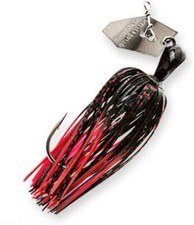 Z-Man Chatter Bait 3/8 oz Red Black picture