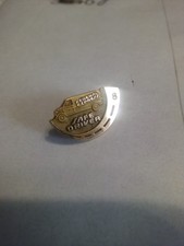 Vintage Federal Express Safe Driver milestone 8 lapel pin 10kt Solid Gold. picture
