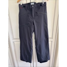 Mammut Stoney HS Thermo Snow Pants Women's Size 28 Black Ski Soft EUC 1020-12720 picture