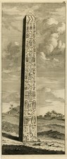 Antique Print-Depiction of an obelisk-Bruyn-1698 picture