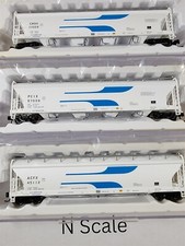 Atlas N Scale ACF Pressureaide Runner Set (3) CRDX PCIX ACFX, Diff #'s picture