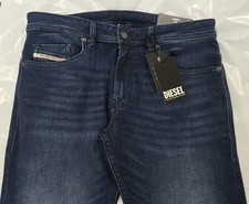 Diesel thommer RE067 slim stretch blue denim jeans 32 x 32 mens NEW picture