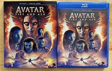 AVATAR FIRE AND ASH BLU RAY WITH BONUS DISC 2 DISC SET WITH SLIPCOVER SLEEVE picture