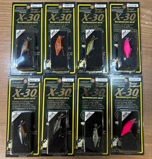 Megabass X-30 Minnow Lure Set of 8 JDM New Unused picture