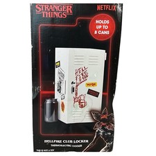 Stranger Things Hellfire Club Locker Mini Fridge 8 Can New Cooler OPEN BOX picture