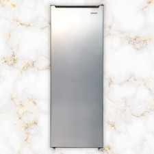 Frigidaire 6.5 Cu Ft Upright Freezer Garage Ready Compact Vertical Silver picture