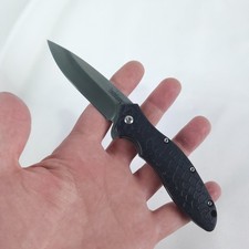 Kershaw 1830 OSO Sweet Folding Pocket Knife Drop Point Blade EDC Black Handle picture