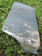 VINTAGE 1940s 1950s OUTSIDE SUN VISOR 1/3 PART AUTO TRUCK CAR RAT ROD HOT ROD picture